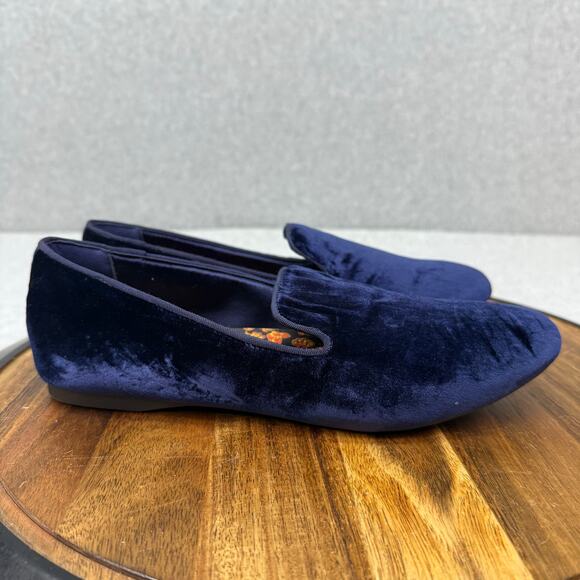 Birdies Starling Flats Women's 9.5 Navy Blue Slip On Shoes Point - Picture 1 of 7